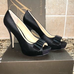 Enzo Angelini black heels